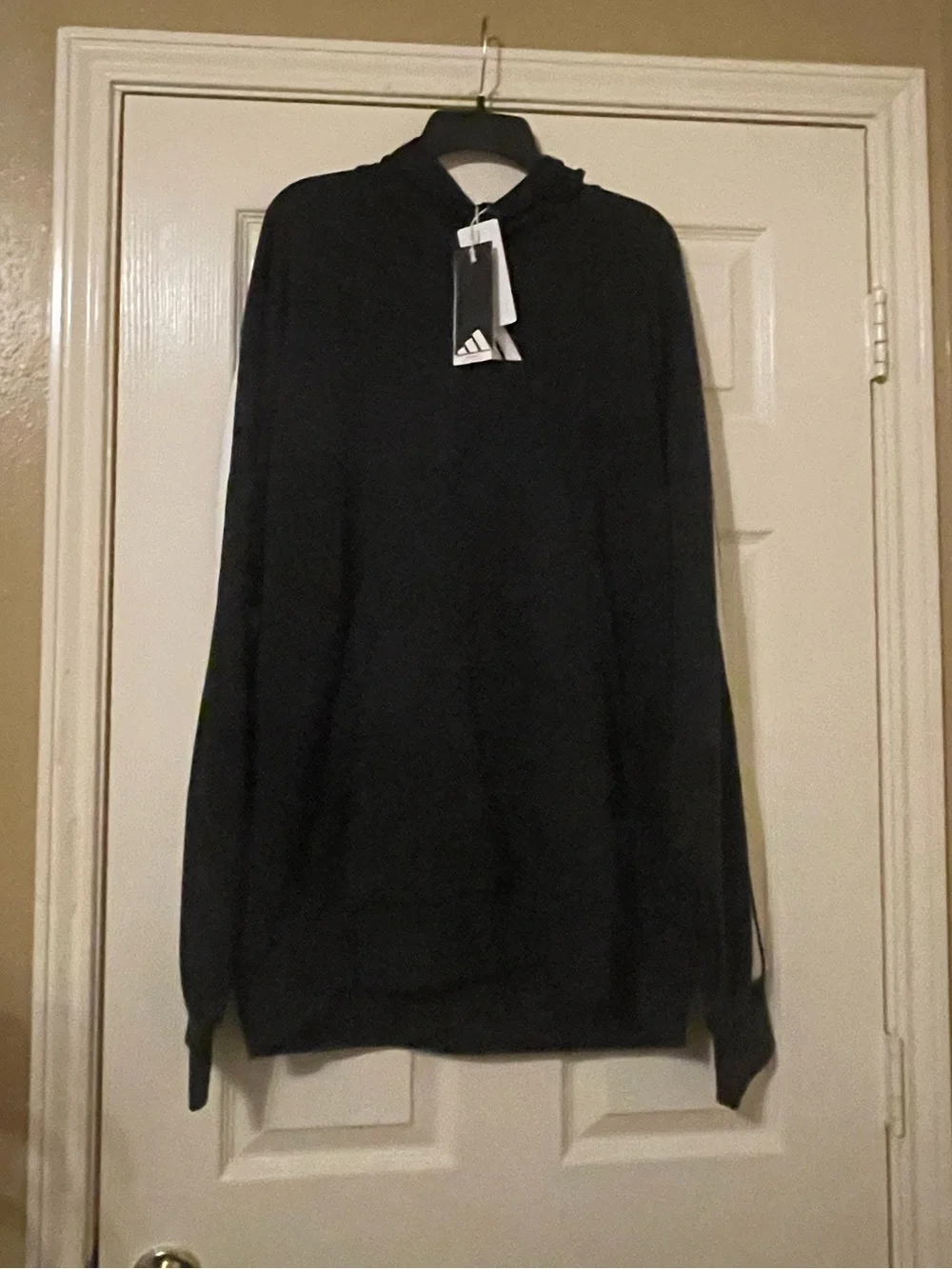 adidas Black Hooded Pullover Size: XLT